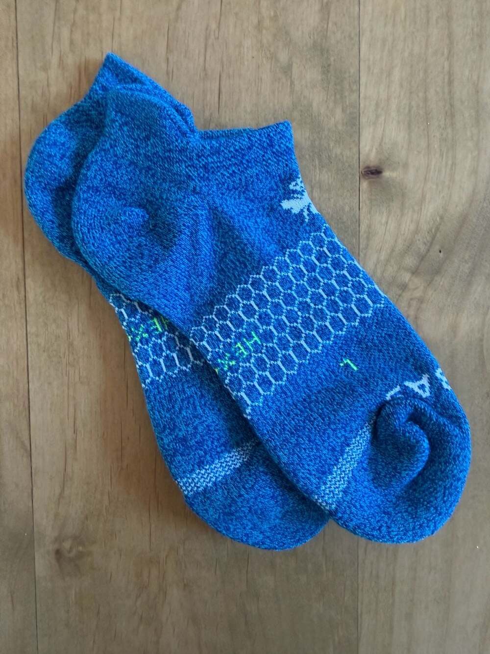 Bombas All-Purpose Performance Hex Tec Ankle Socks Blue Size L